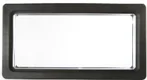 (2028) PLAST  640 x 336 mm sa crnim okvirom sistem vijak  (+41,10€)